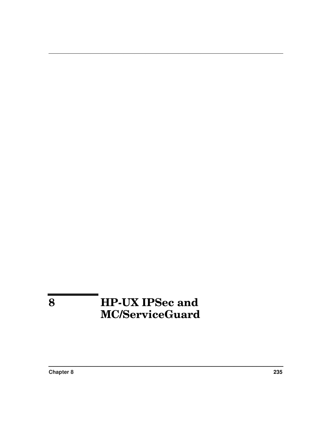 HP UX IPSec Software manual HP-UX IPSec 