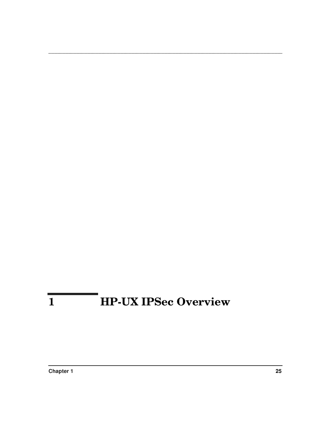 HP UX IPSec Software manual HP-UX IPSec Overview 