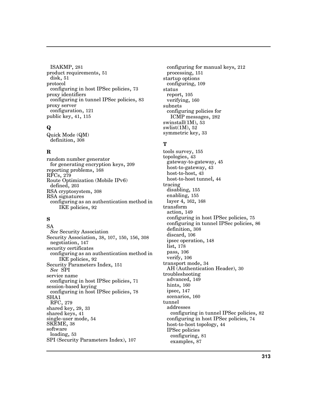 HP UX IPSec Software manual 313 