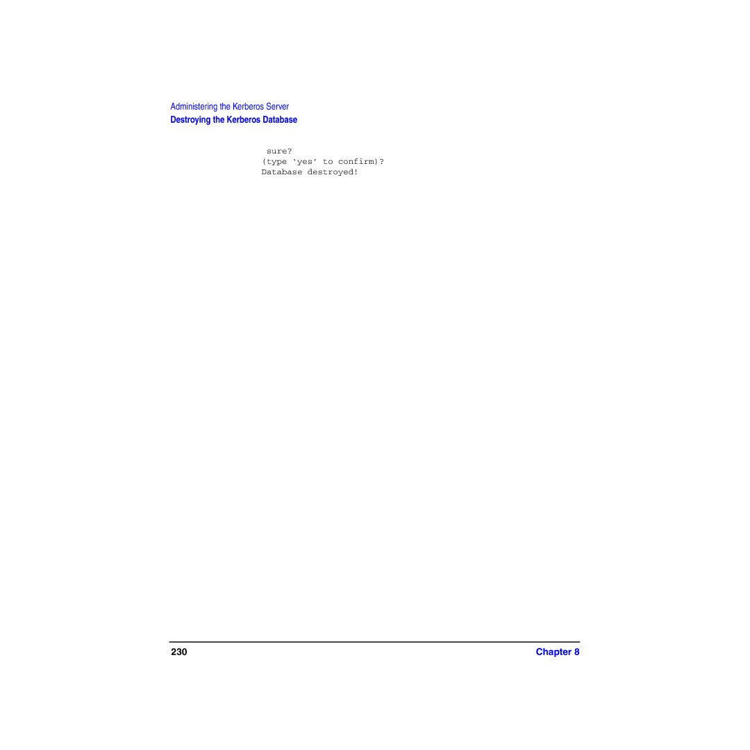HP UX Kerberos Data Security Software manual 230 