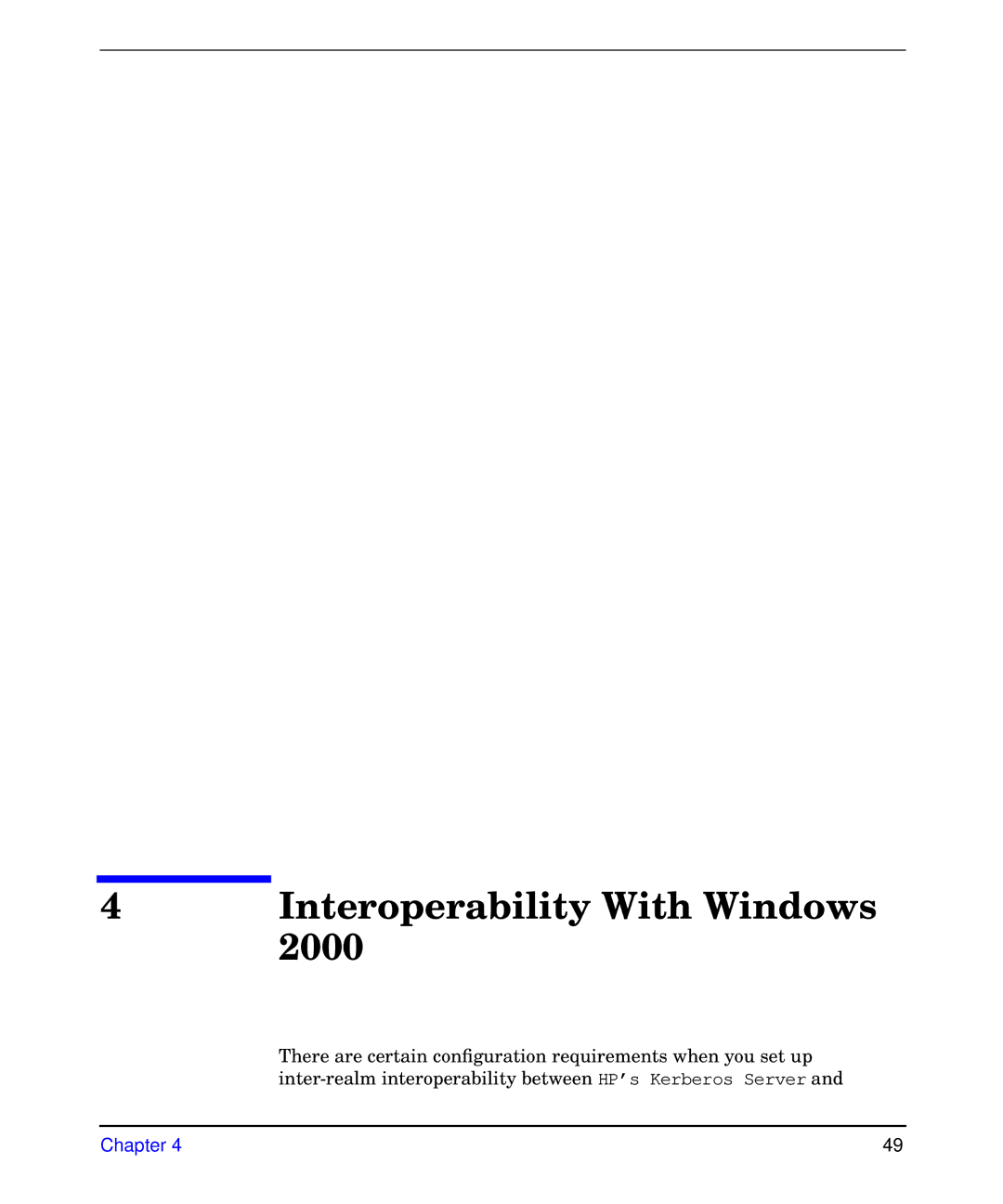 HP UX Kerberos Data Security Software manual Interoperability With Windows 