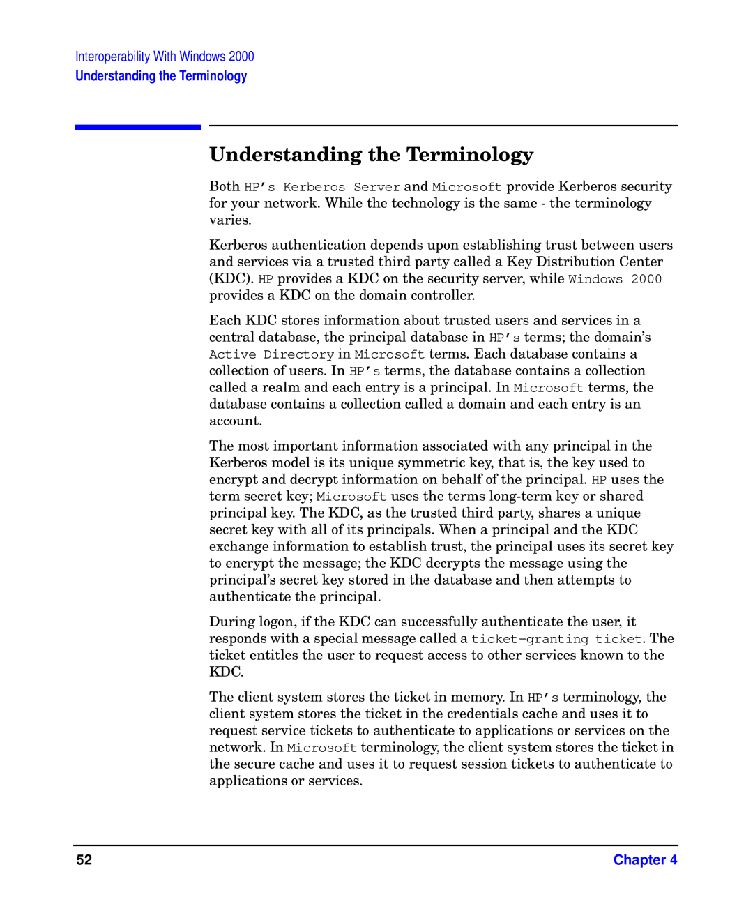 HP UX Kerberos Data Security Software manual Understanding the Terminology 