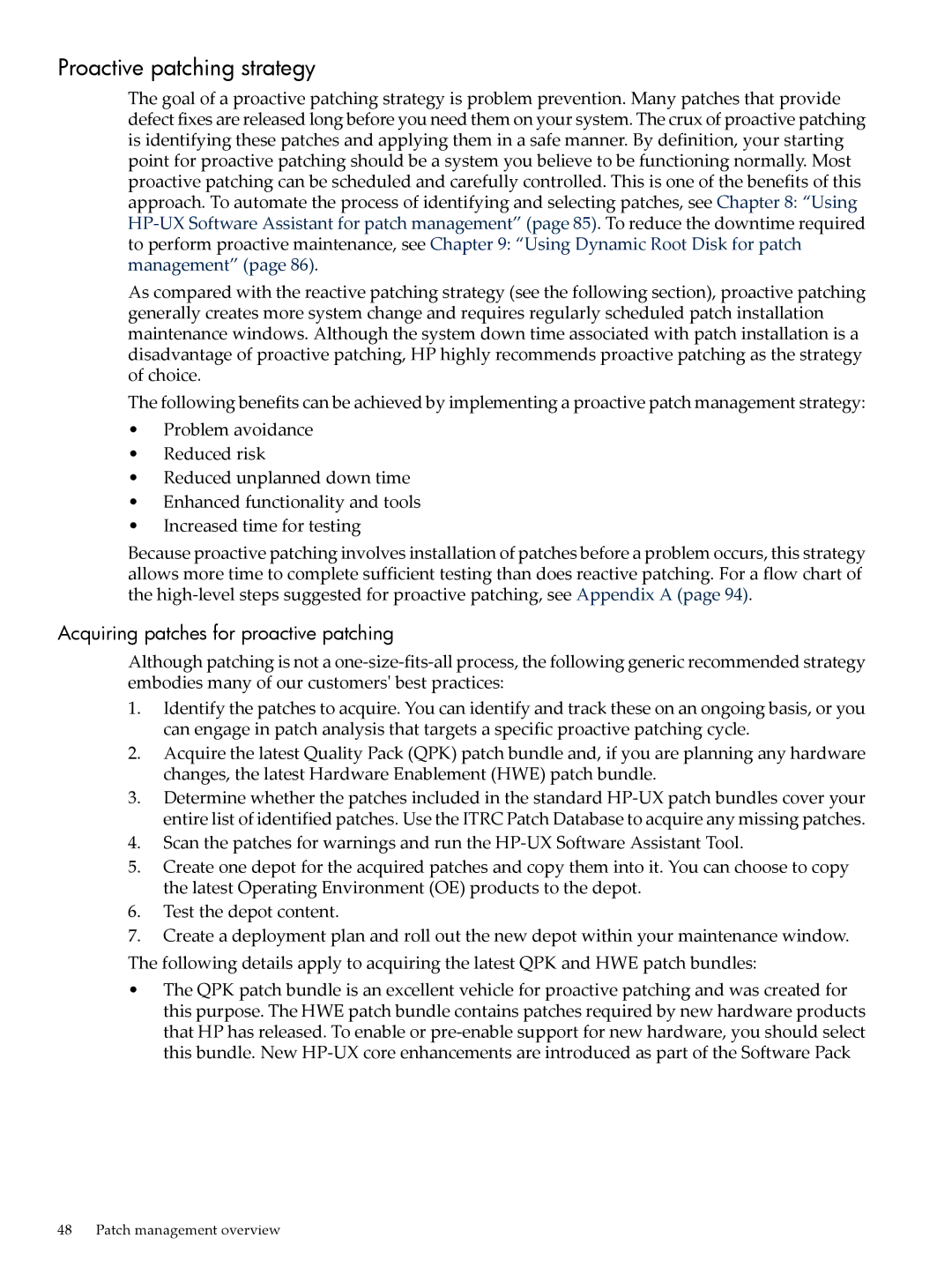 HP UX Patch Management manual Proactive patching strategy, Acquiring patches for proactive patching 