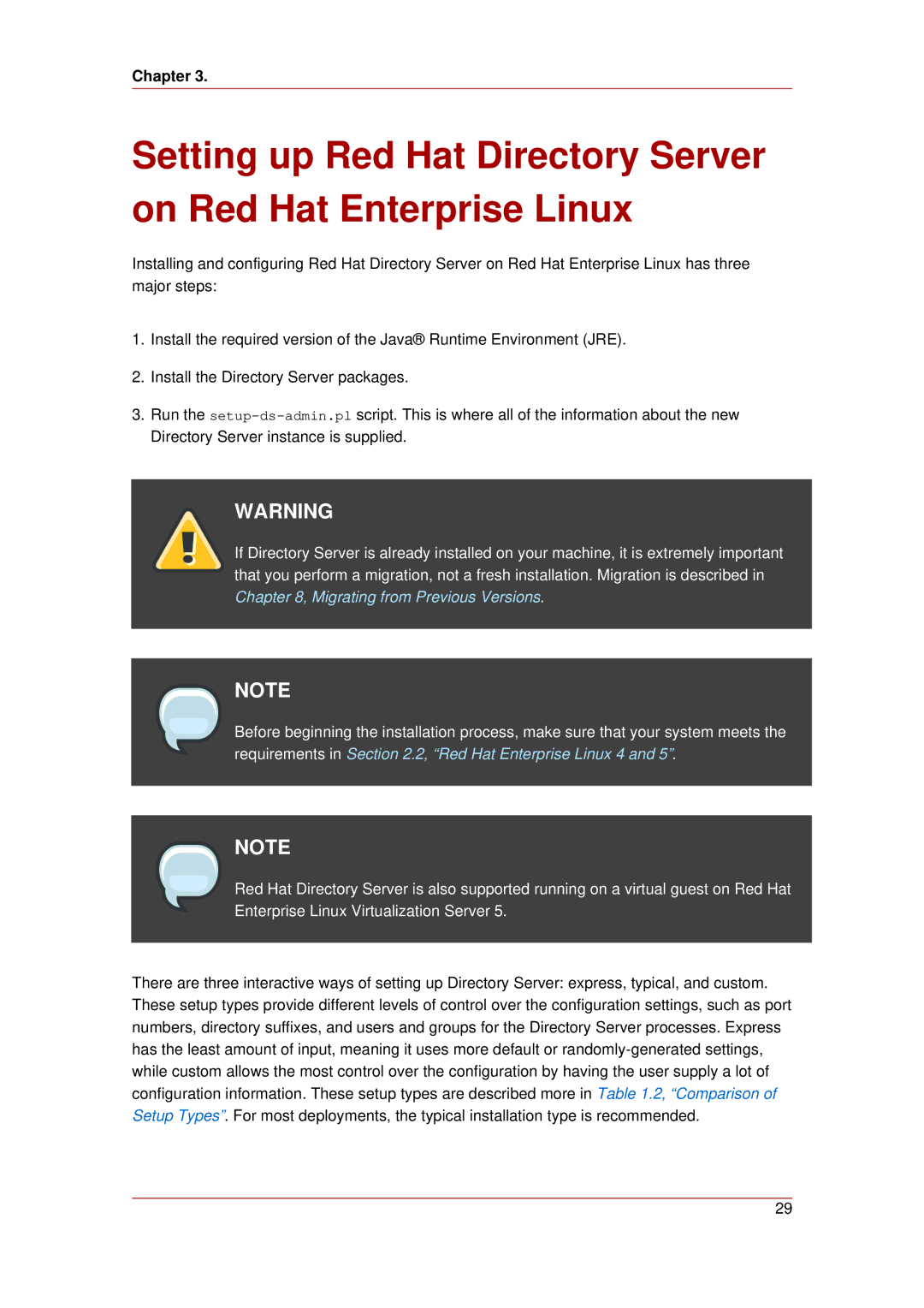 HP UX Red Hat Direry Server Software manual Chapter 