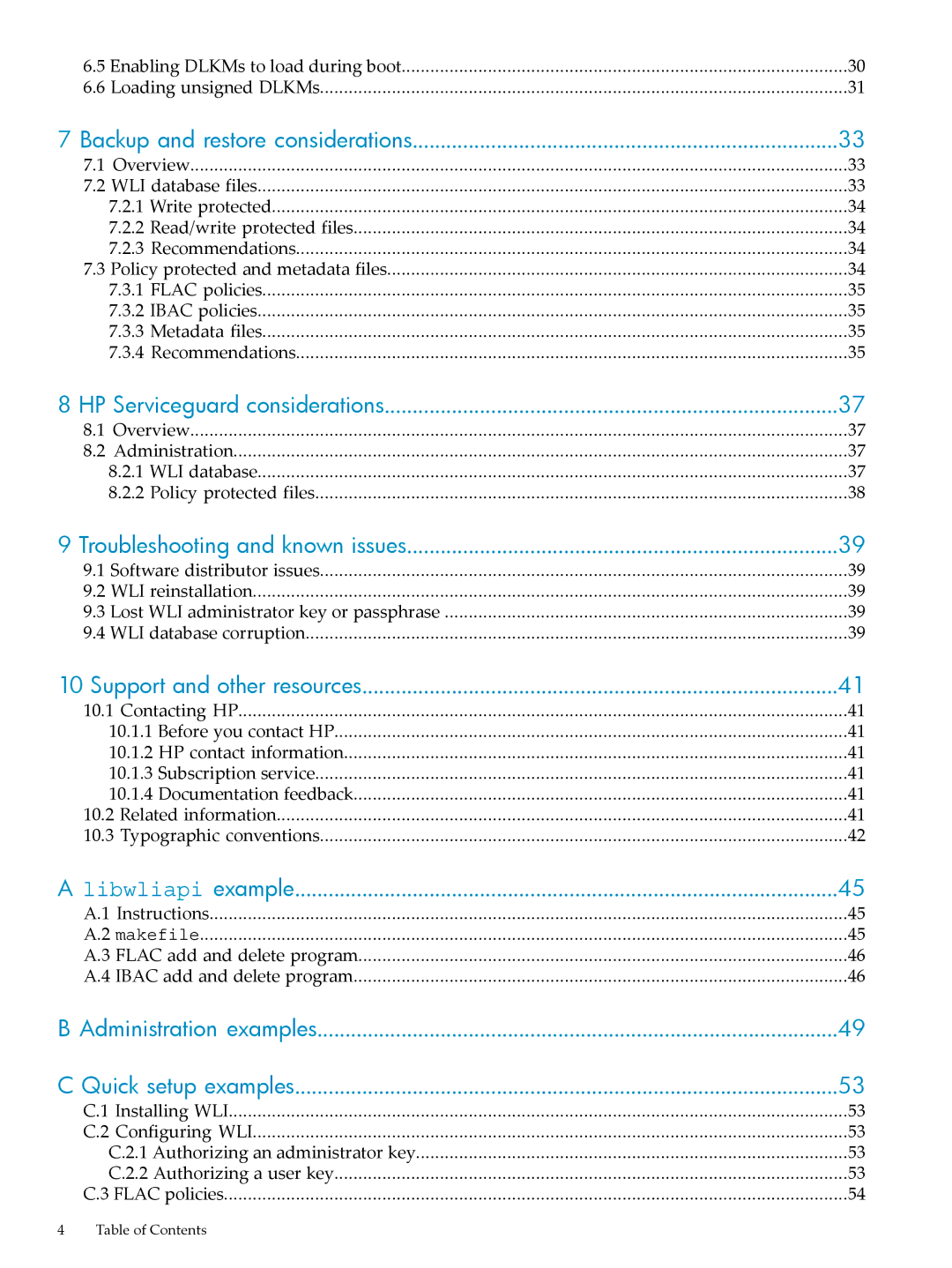 HP UX Security Products and Features Software manual HP Serviceguard considerations 