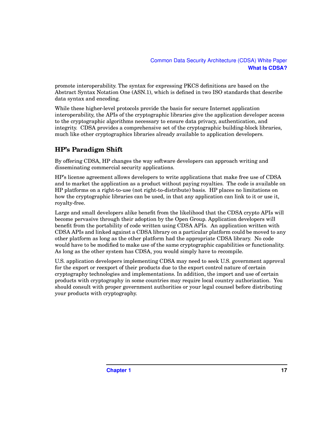 HP UX Security Products and Features Software manual HP’s Paradigm Shift 