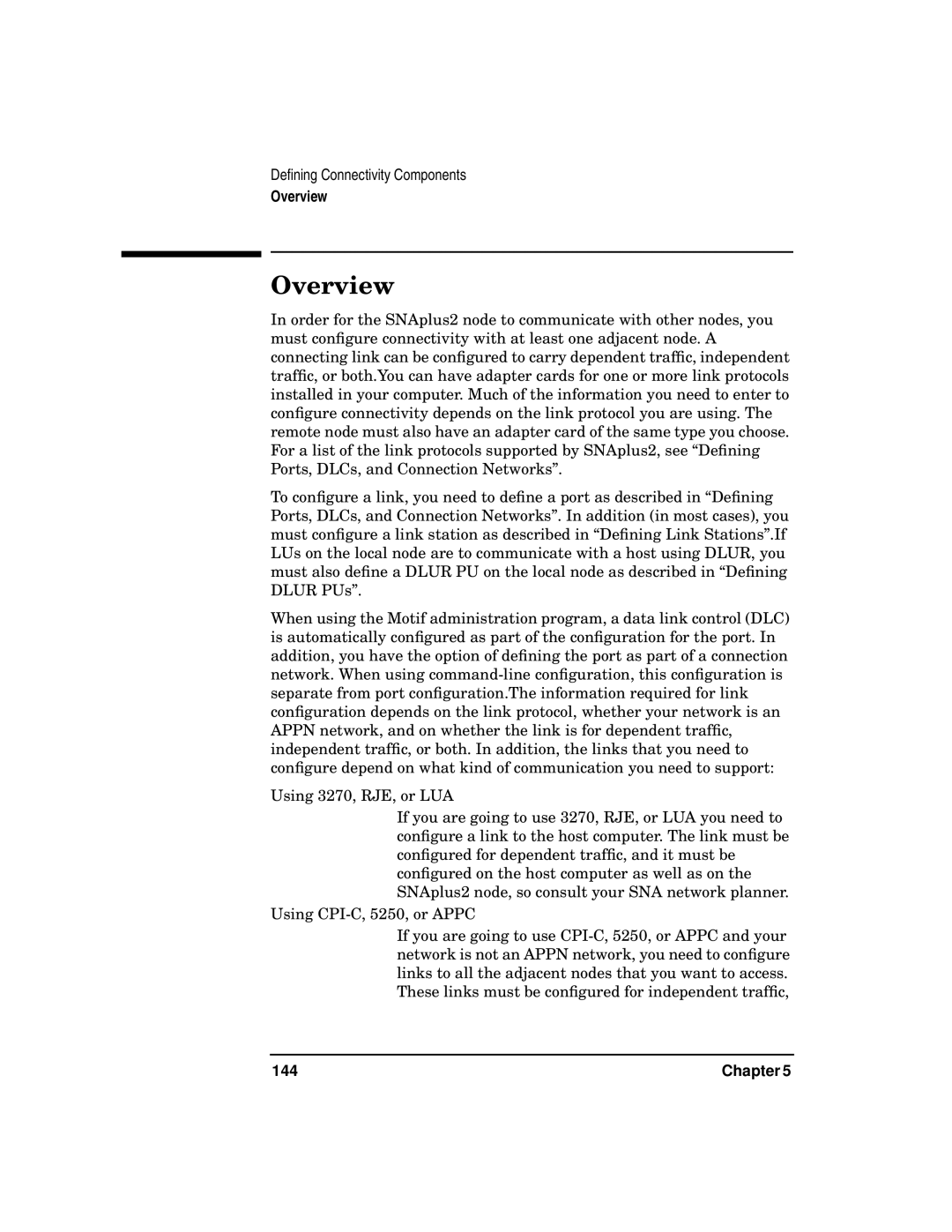 HP UX SNAplus2 manual 144 