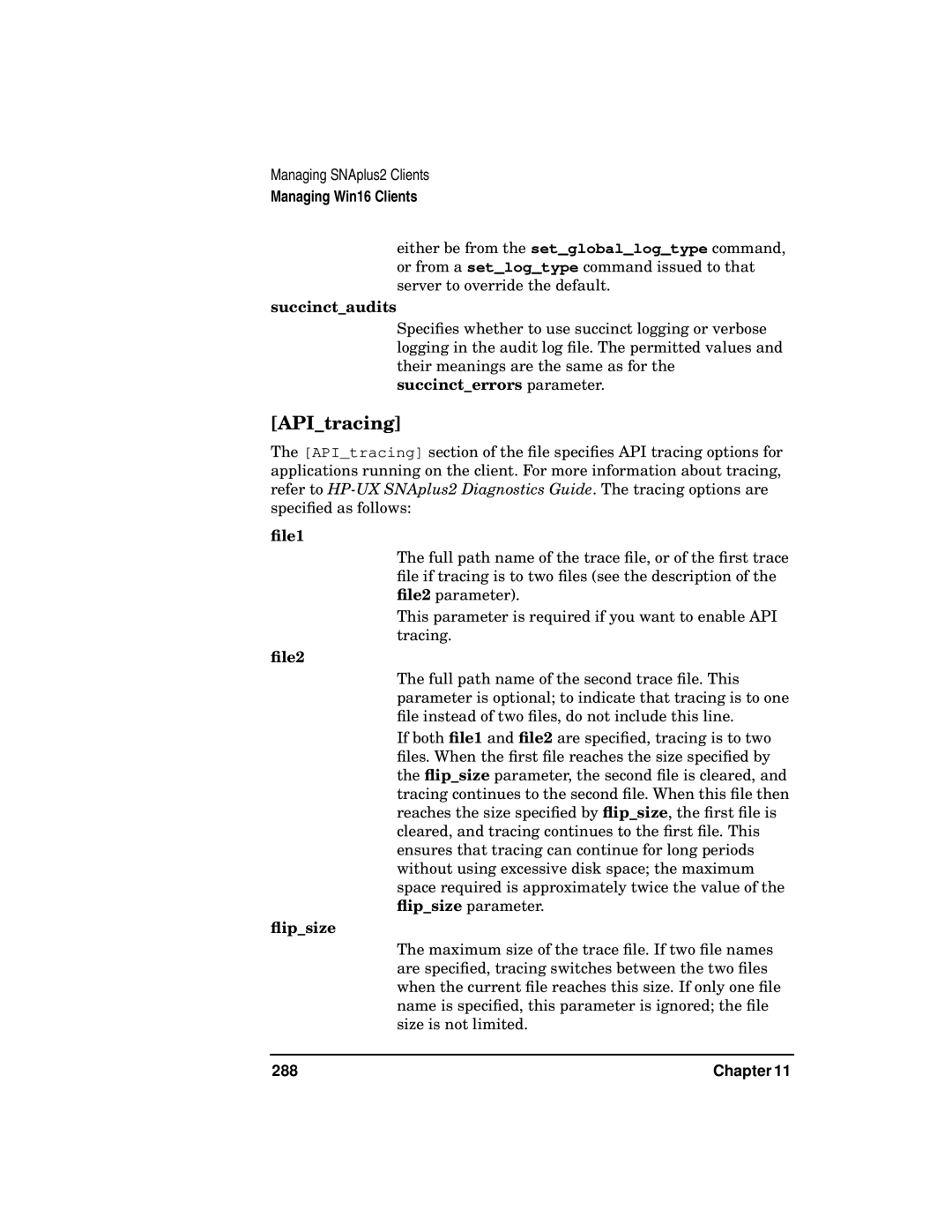 HP UX SNAplus2 manual 288 