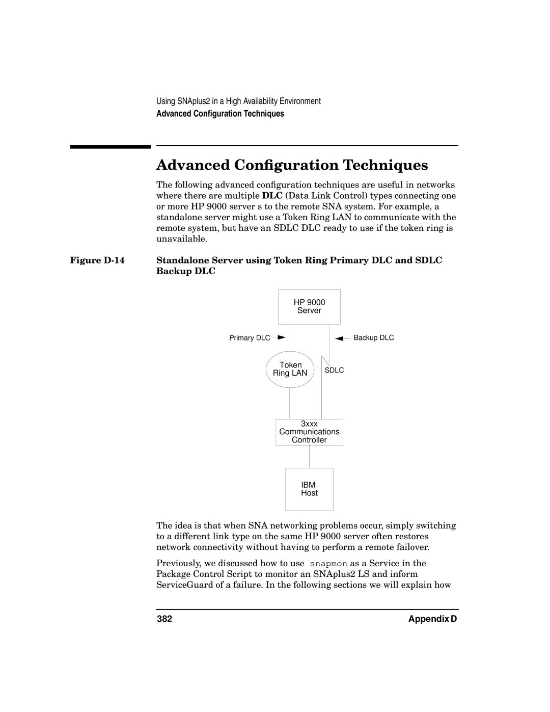 HP UX SNAplus2 manual Advanced Conﬁguration Techniques 