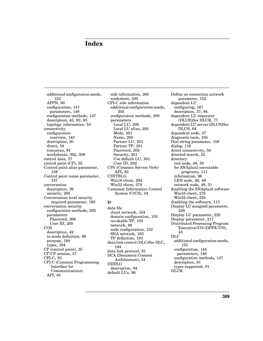 HP UX SNAplus2 manual 389 