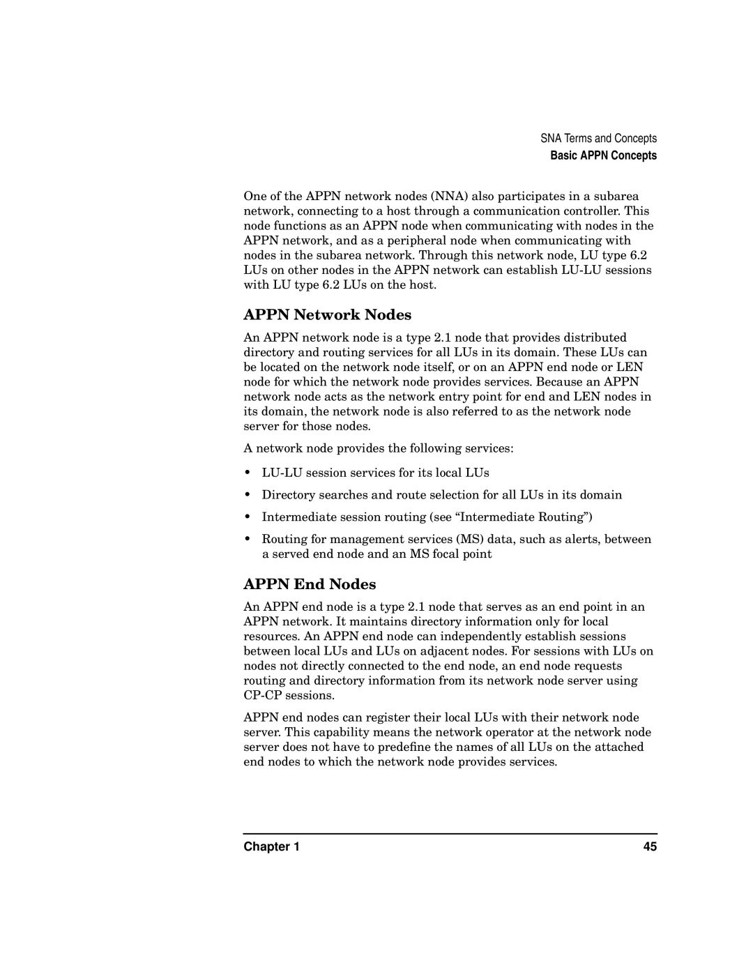 HP UX SNAplus2 manual Appn Network Nodes, Appn End Nodes 