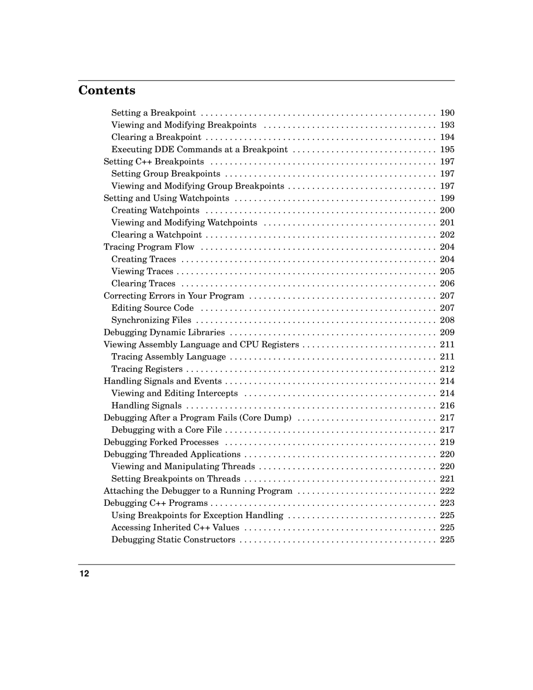 HP UX SoftBench Software manual Contents 