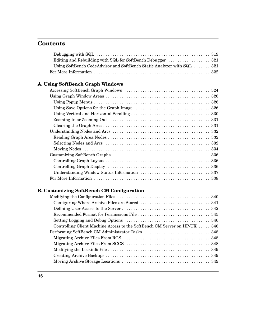 HP UX SoftBench Software manual Using SoftBench Graph Windows 