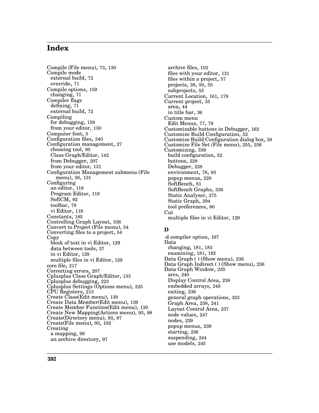 HP UX SoftBench Software manual 392 