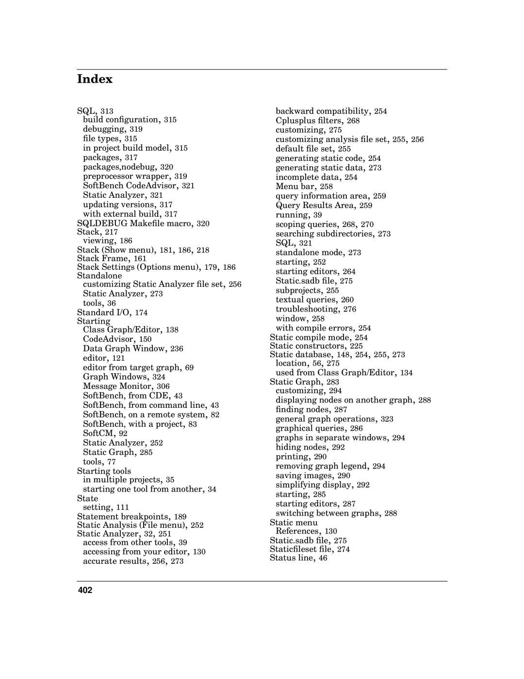 HP UX SoftBench Software manual 402 