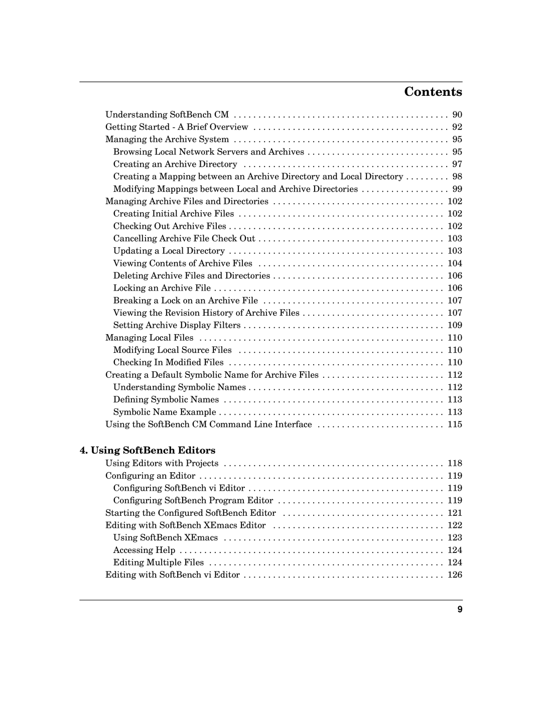 HP UX SoftBench Software manual Using SoftBench Editors 