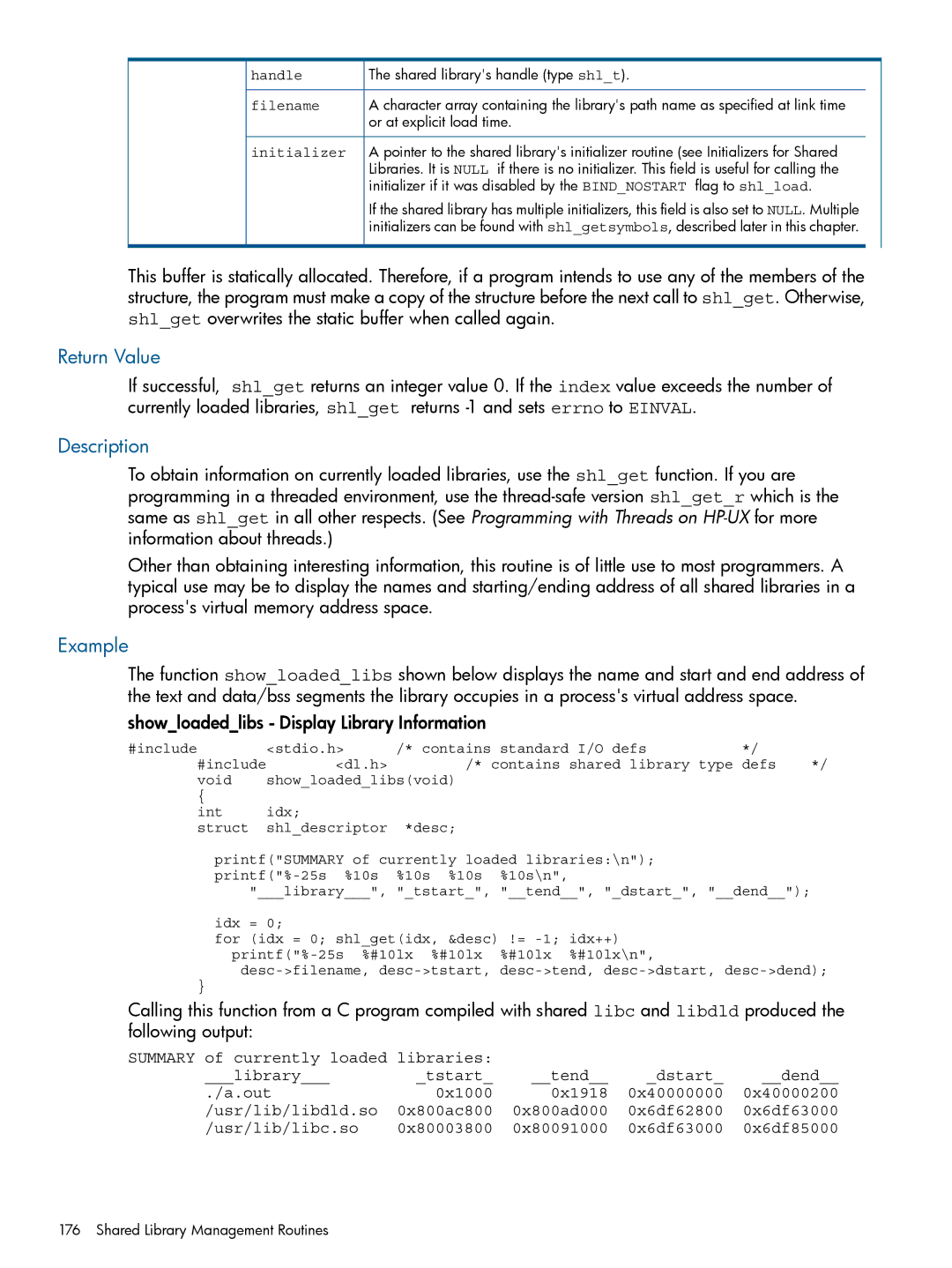 HP UX Software Transition Kit (STK) manual Return Value, Example 