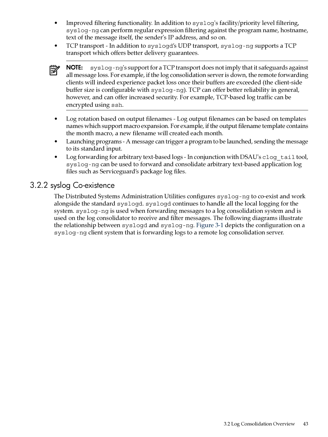 HP UX System Adstration manual Syslog Co-existence 