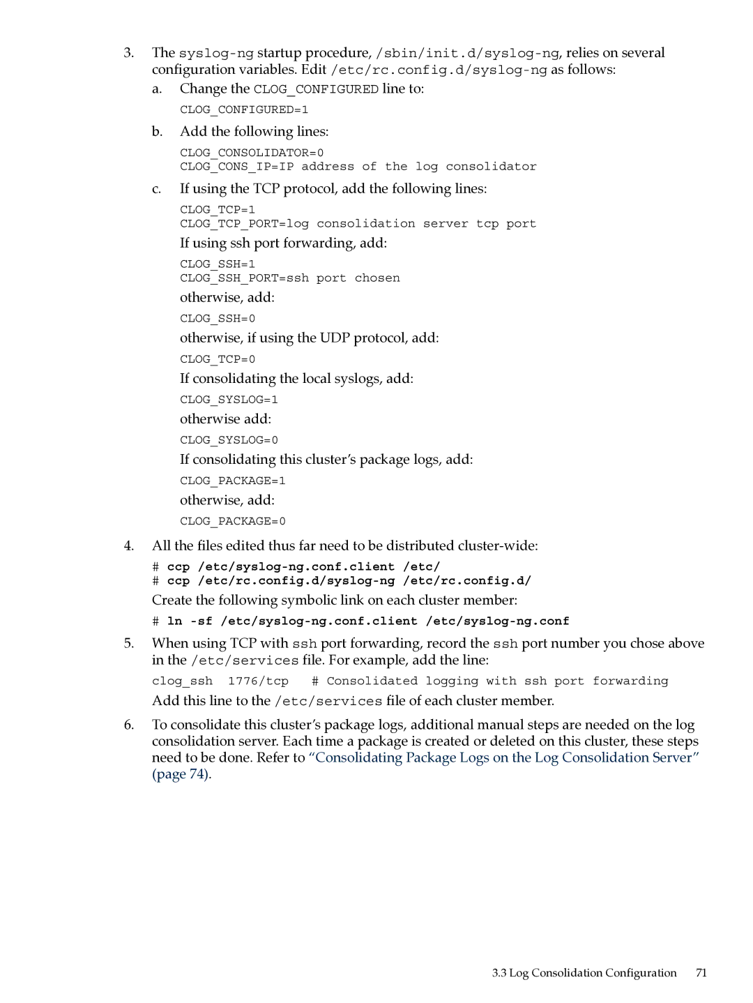 HP UX System Adstration manual If using the TCP protocol, add the following lines, If using ssh port forwarding, add 