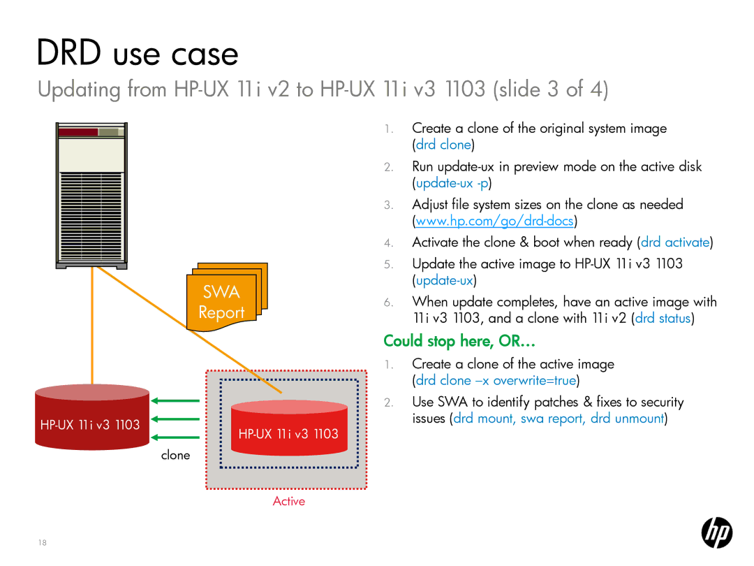 HP UX System Management Software manual Updating from HP-UX 11i v2 to HP-UX 11i v3 1103 slide 3 