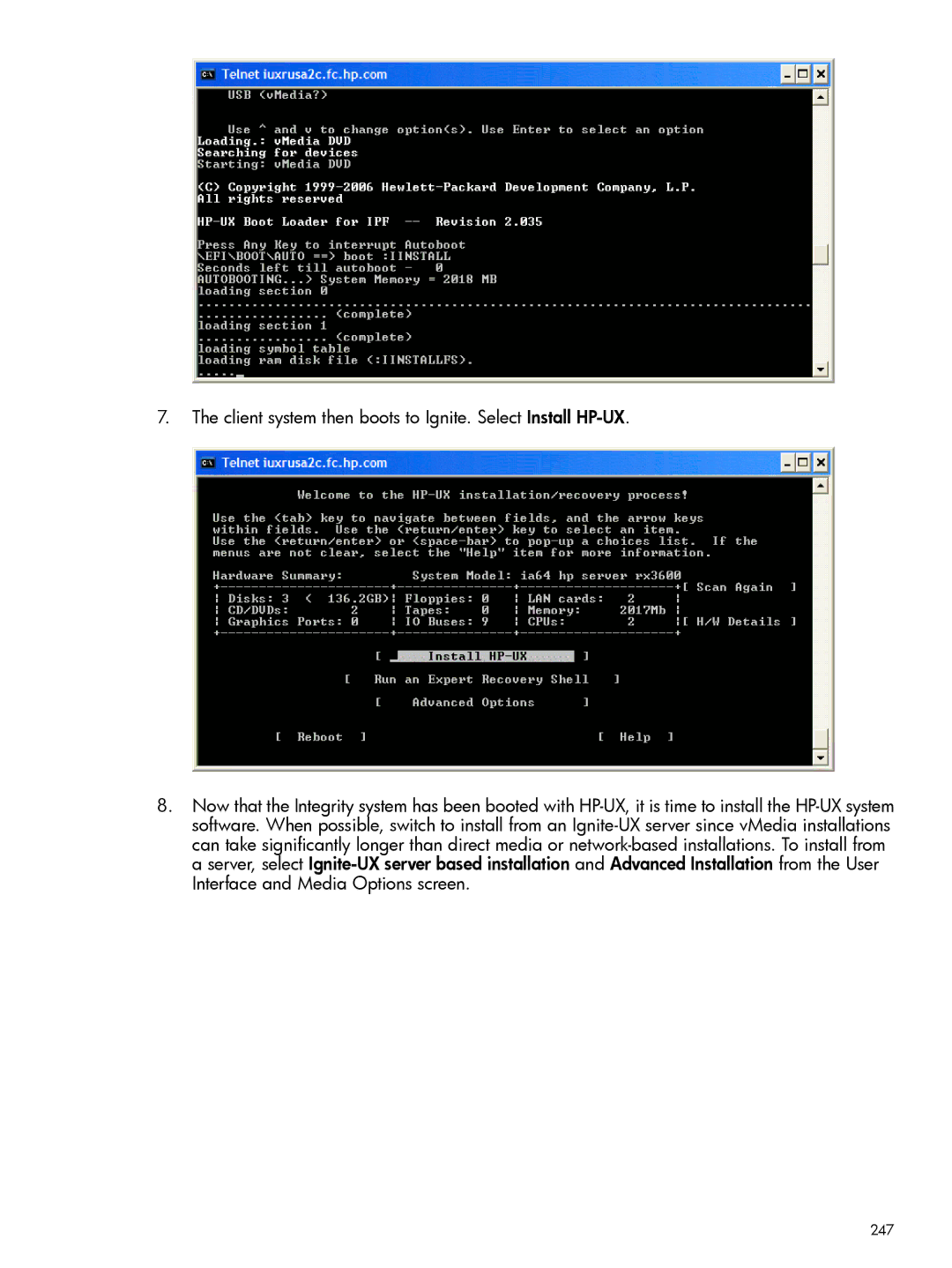 HP UX System Management Software manual 247 