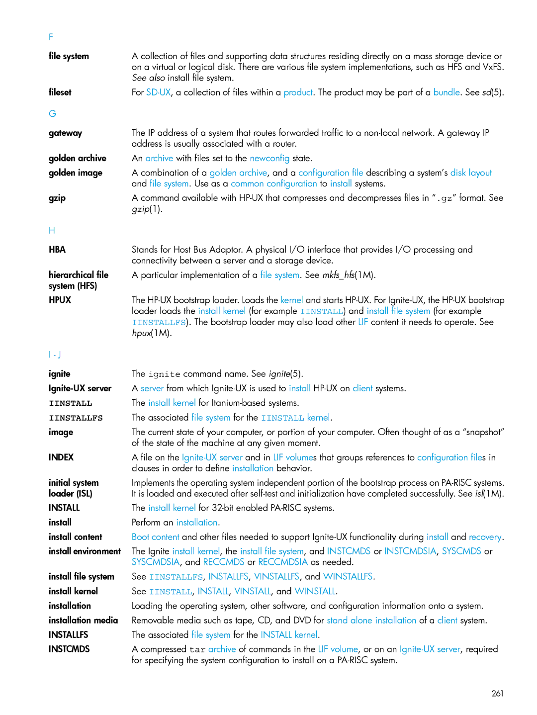 HP UX System Management Software manual Iinstall 