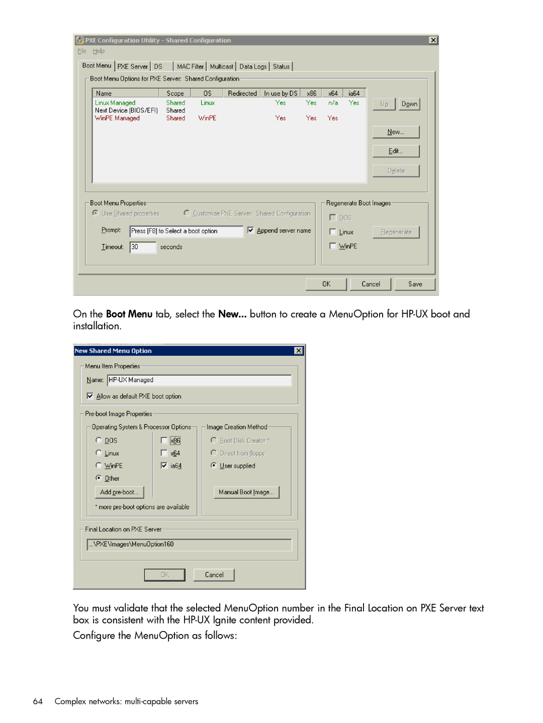 HP UX System Management Software manual Complex networks multi-capable servers 