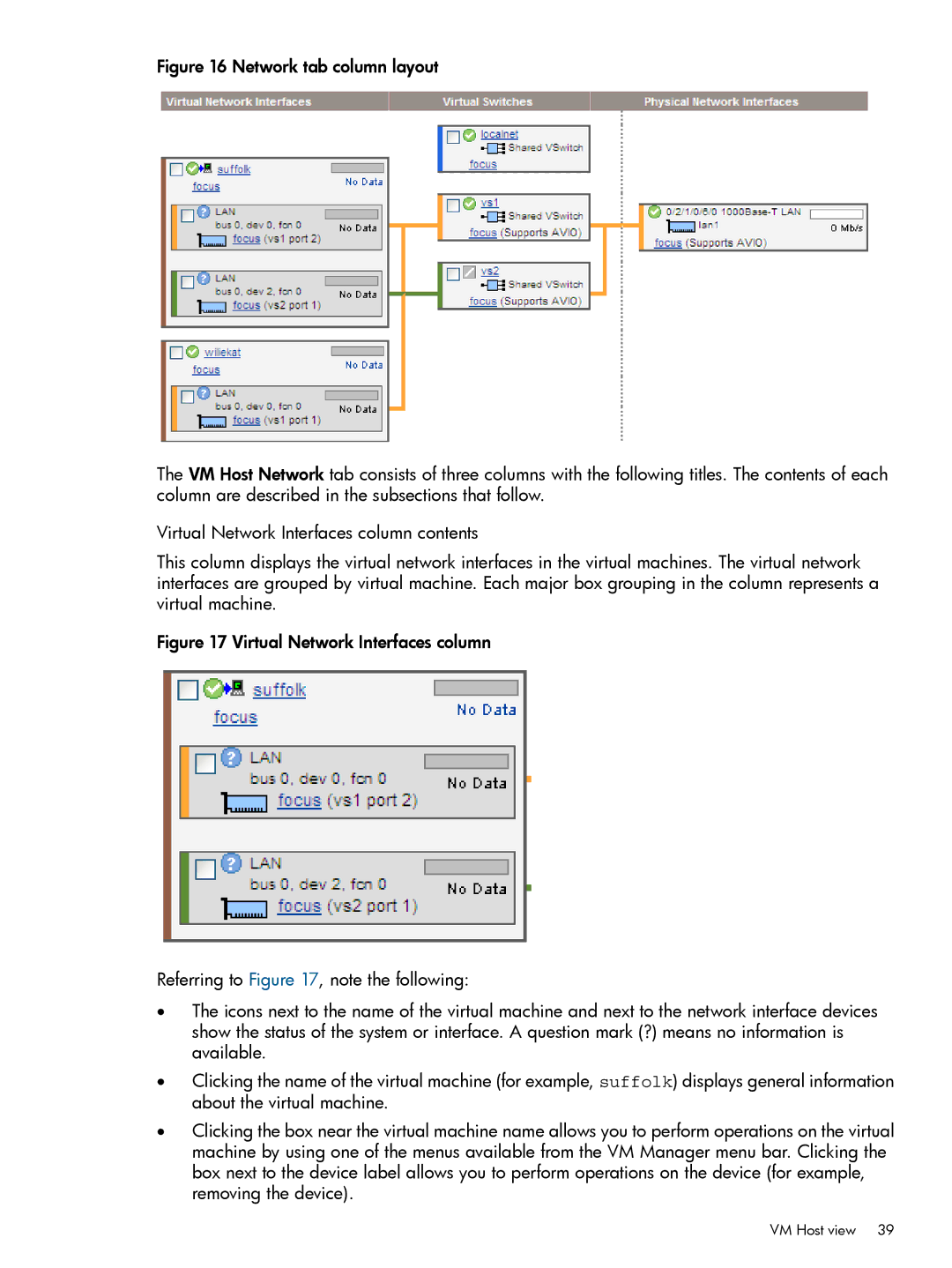 HP UX vPars and Integrity VM v6 manual VM Host view 