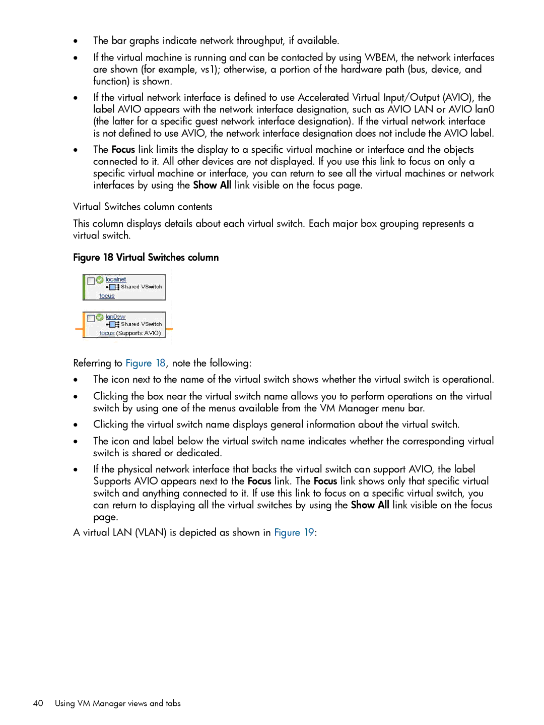 HP UX vPars and Integrity VM v6 manual Using VM Manager views and tabs 