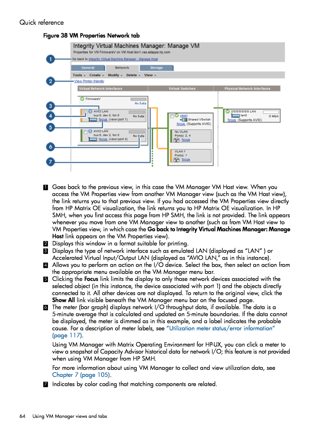 HP UX vPars and Integrity VM v6 manual Quick reference, Using VM Manager views and tabs 