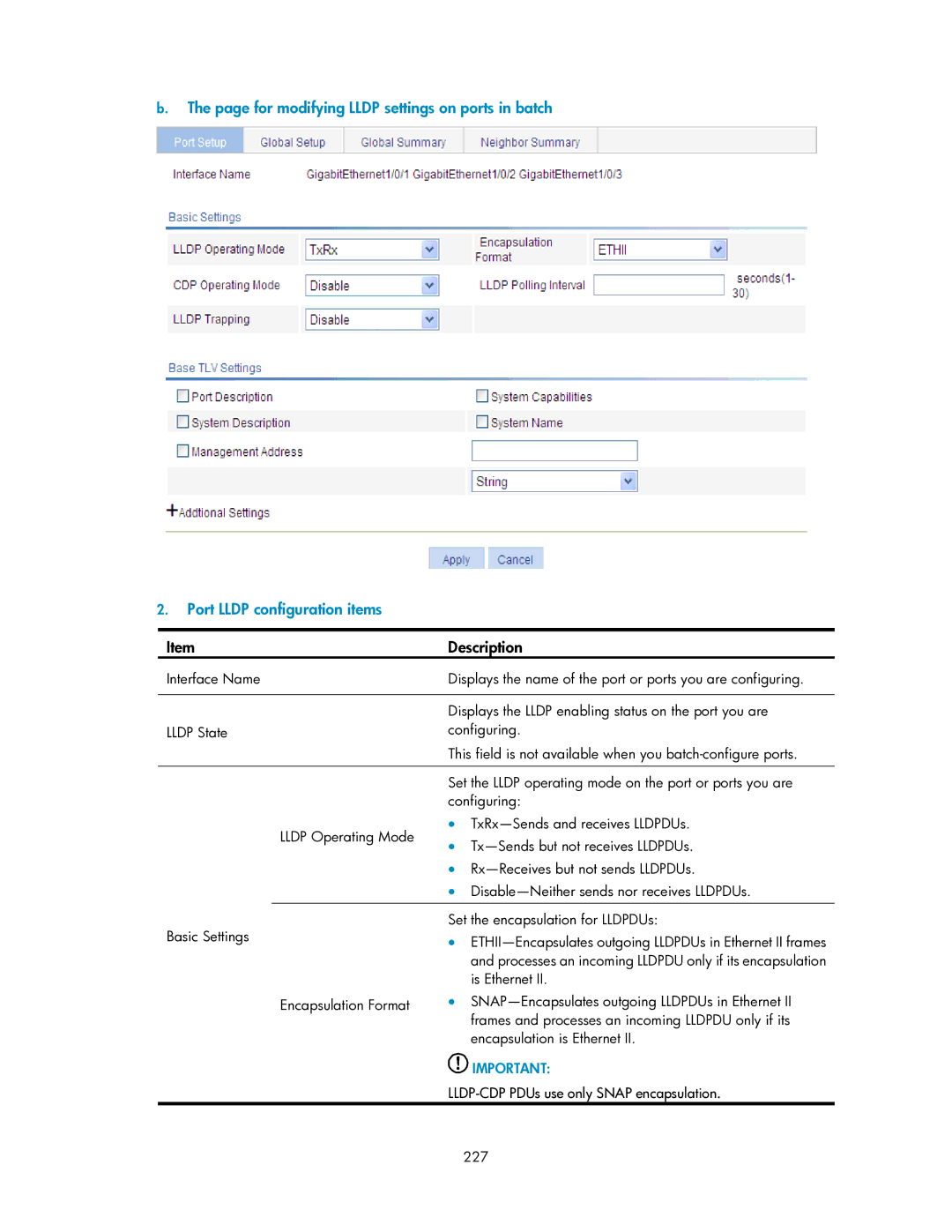 HP V1910 manual Description, Is Ethernet 