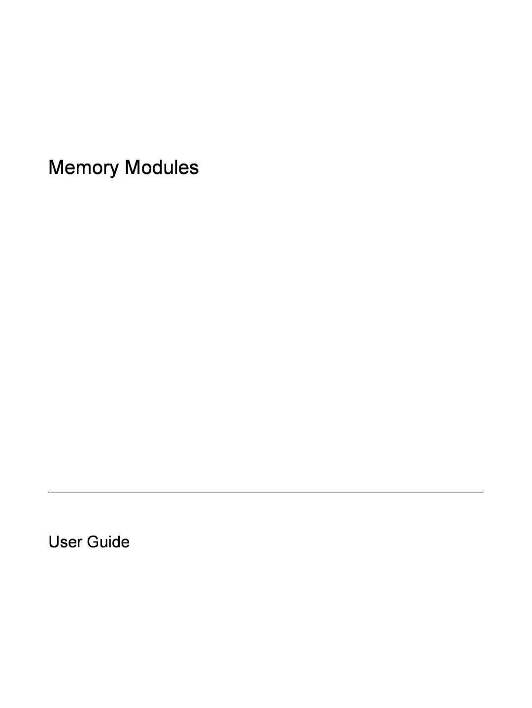 HP V3419TU, V3420AU, V3422AU, V3416TX, V3413TX, V3415LA, V3418LA, V3415TU, V3417LA, V3409AU manual Memory Modules, User Guide 