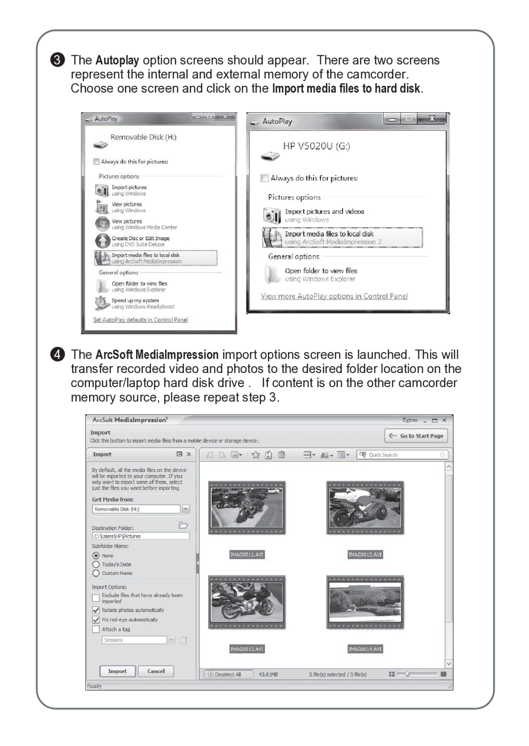 HP V5020u manual 