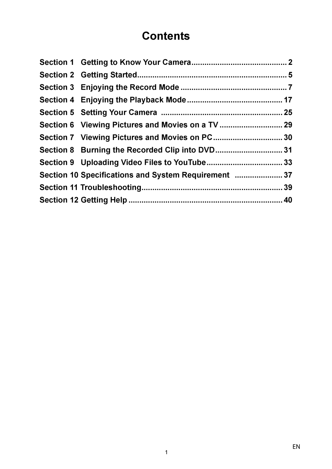 HP V5040u manual Contents 