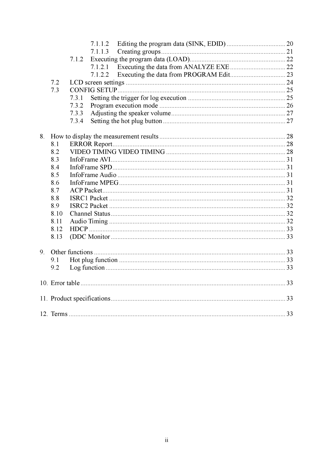 HP VA-1809 manual Config Setup 