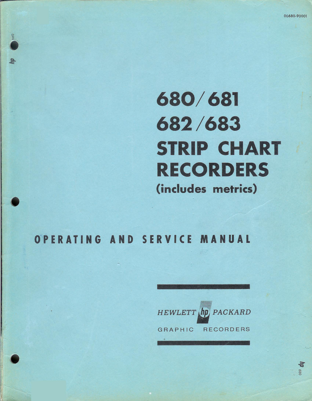 HP VCR 682, VCR 683, VCR 680, VCR 681 manual 