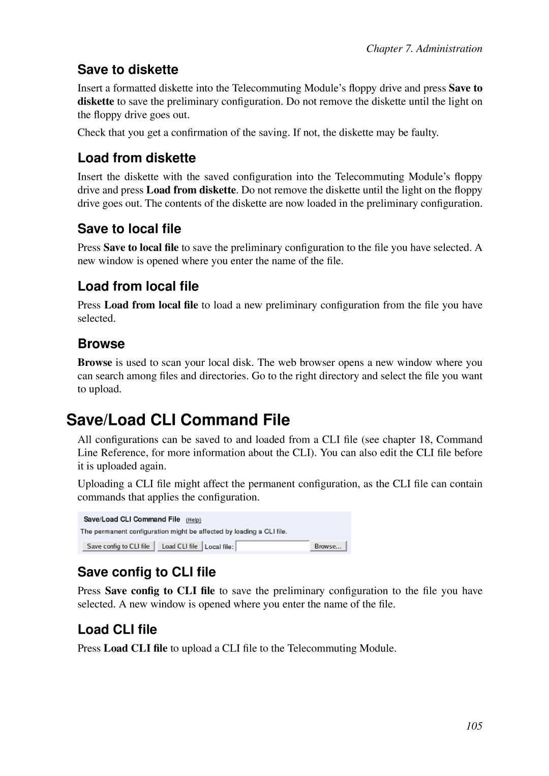 HP VCX Software manual Save/Load CLI Command File 