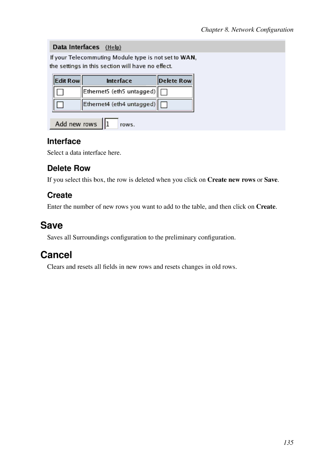 HP VCX Software manual Select a data interface here 