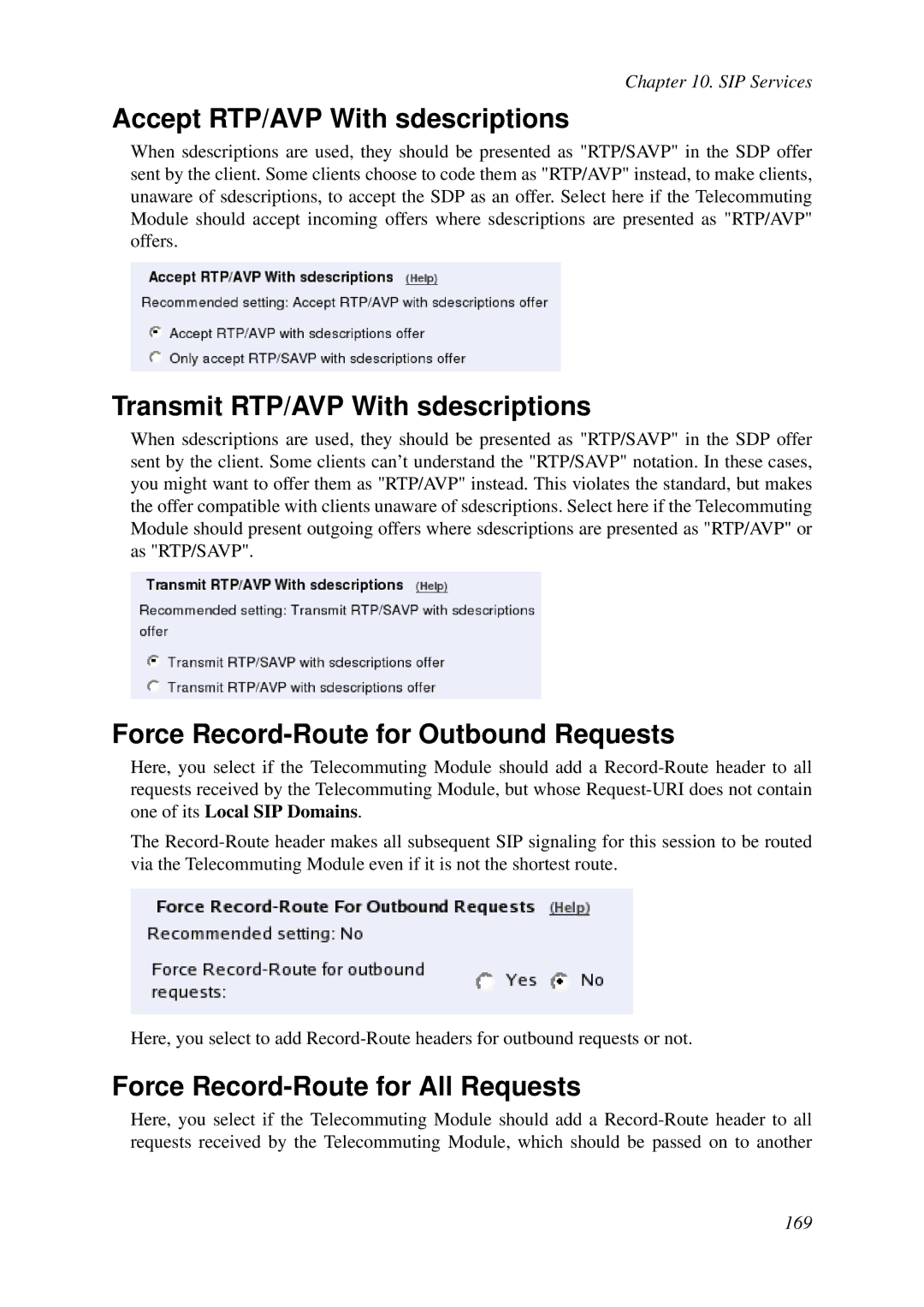 HP VCX Software manual Accept RTP/AVP With sdescriptions, Transmit RTP/AVP With sdescriptions 