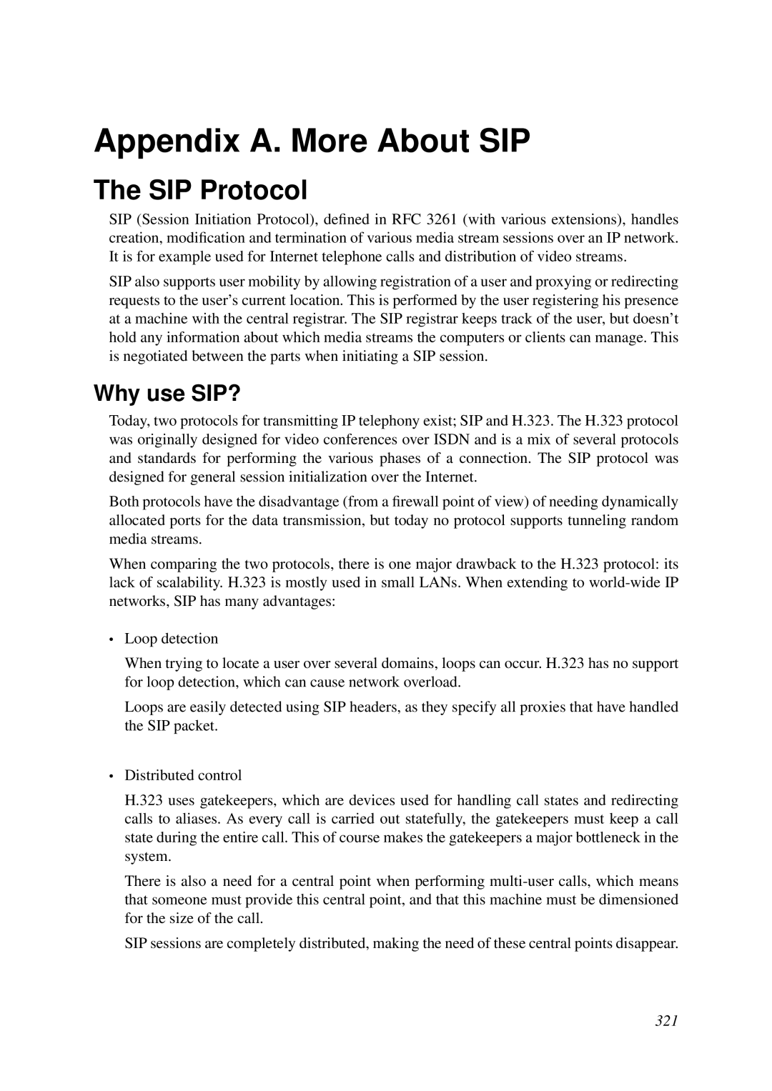 HP VCX Software manual Appendix A. More About SIP, SIP Protocol, Why use SIP? 