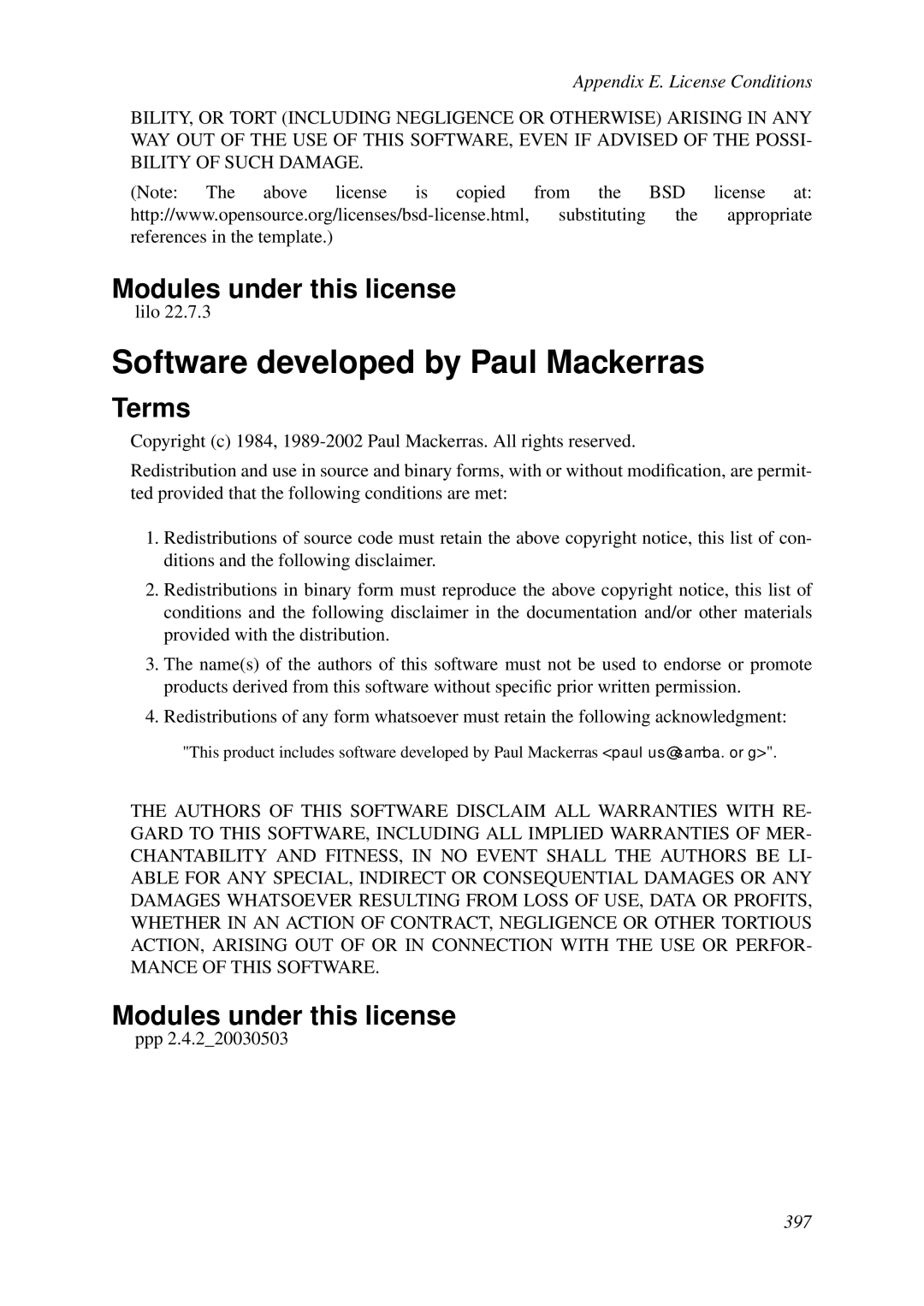 HP VCX Software manual Software developed by Paul Mackerras 