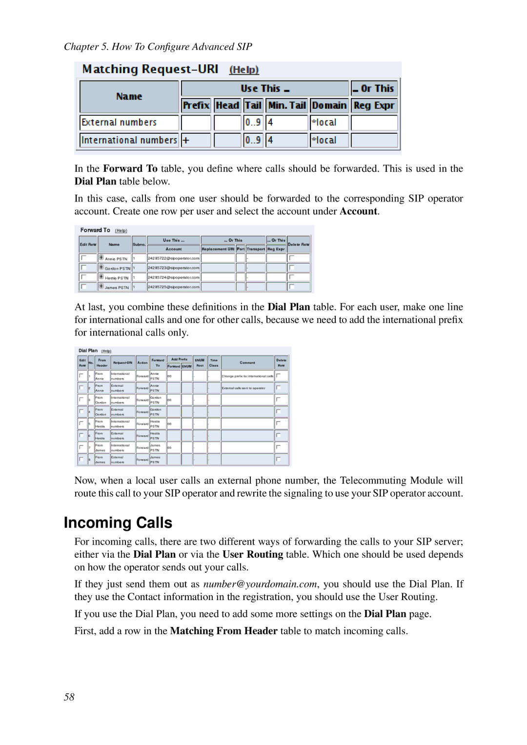 HP VCX Software manual Incoming Calls 