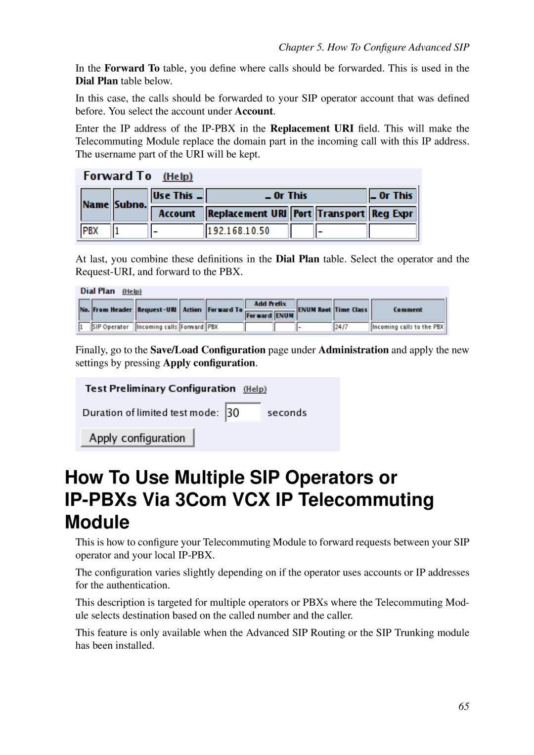 HP VCX Software manual 