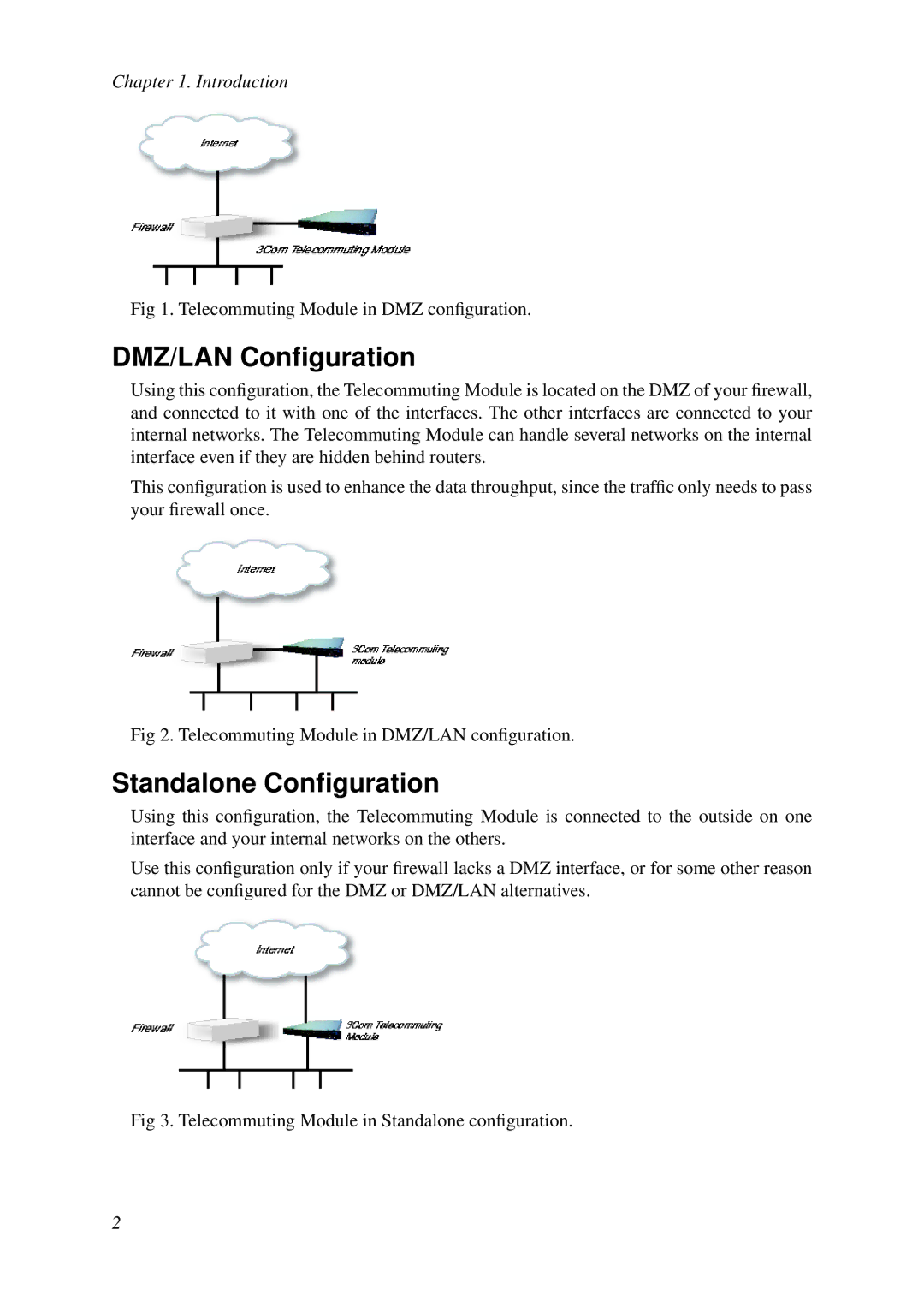 HP VCX Software manual DMZ/LAN Conﬁguration, Standalone Conﬁguration 