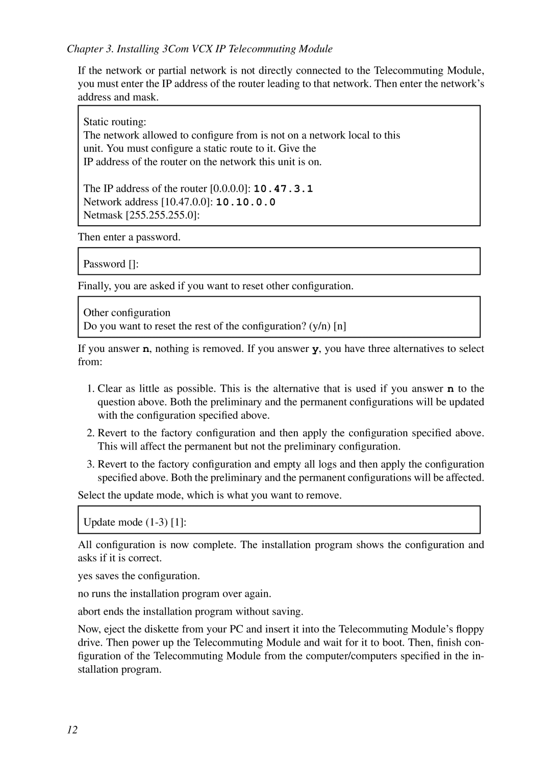 HP VCX Software manual 