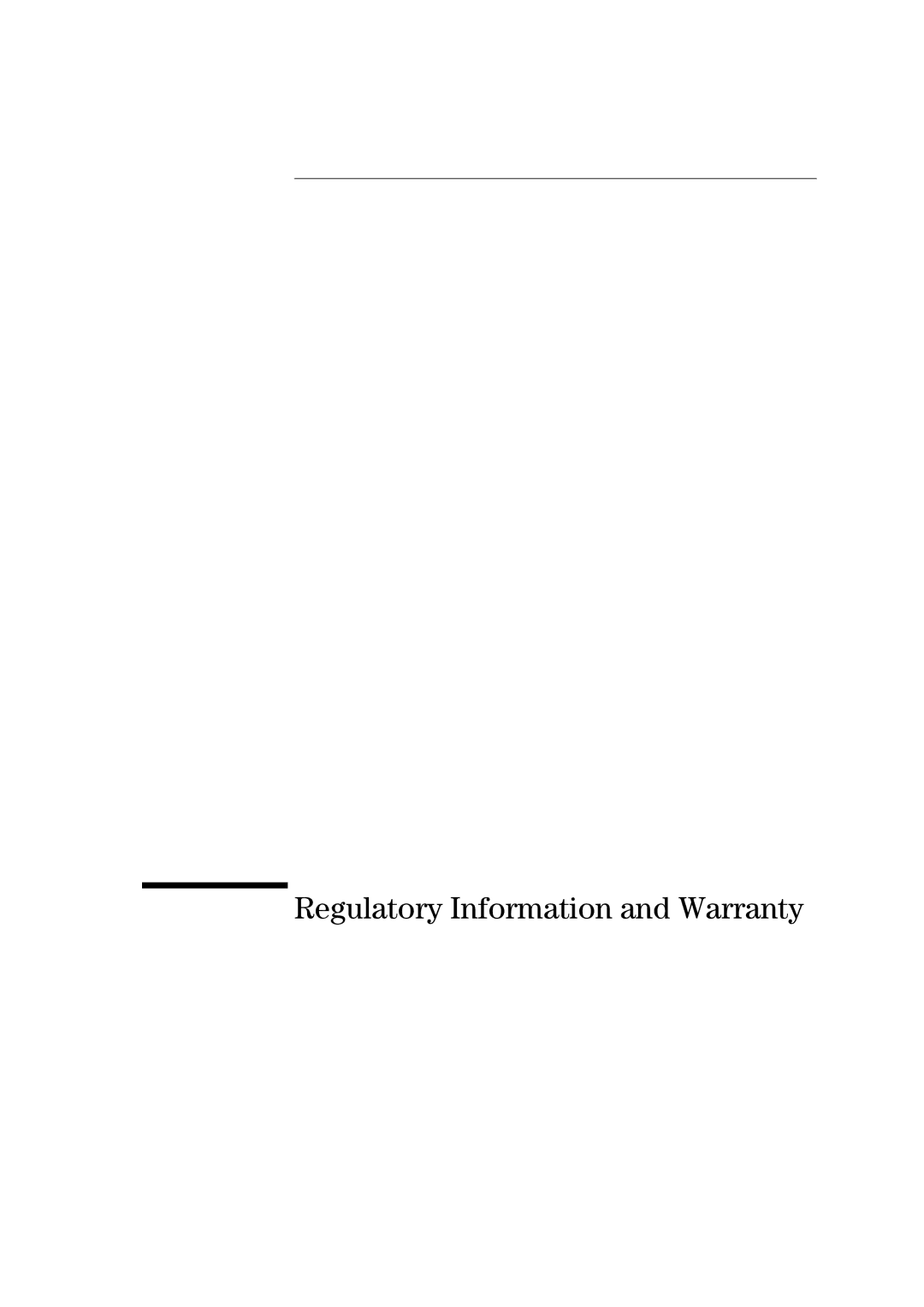 HP Vectra VL 5/xxx manual Regulatory Information and Warranty 