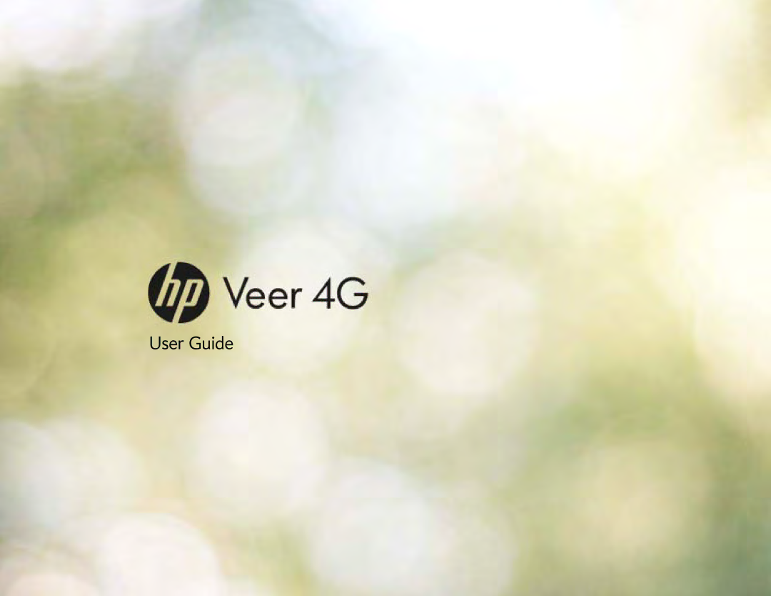 HP Veer 4G (AT&T) manual User Guide 