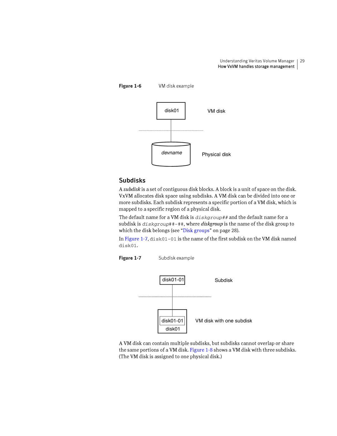 HP Veritas Volume Manager 5.0 -UX 11i v3 manual Subdisks 