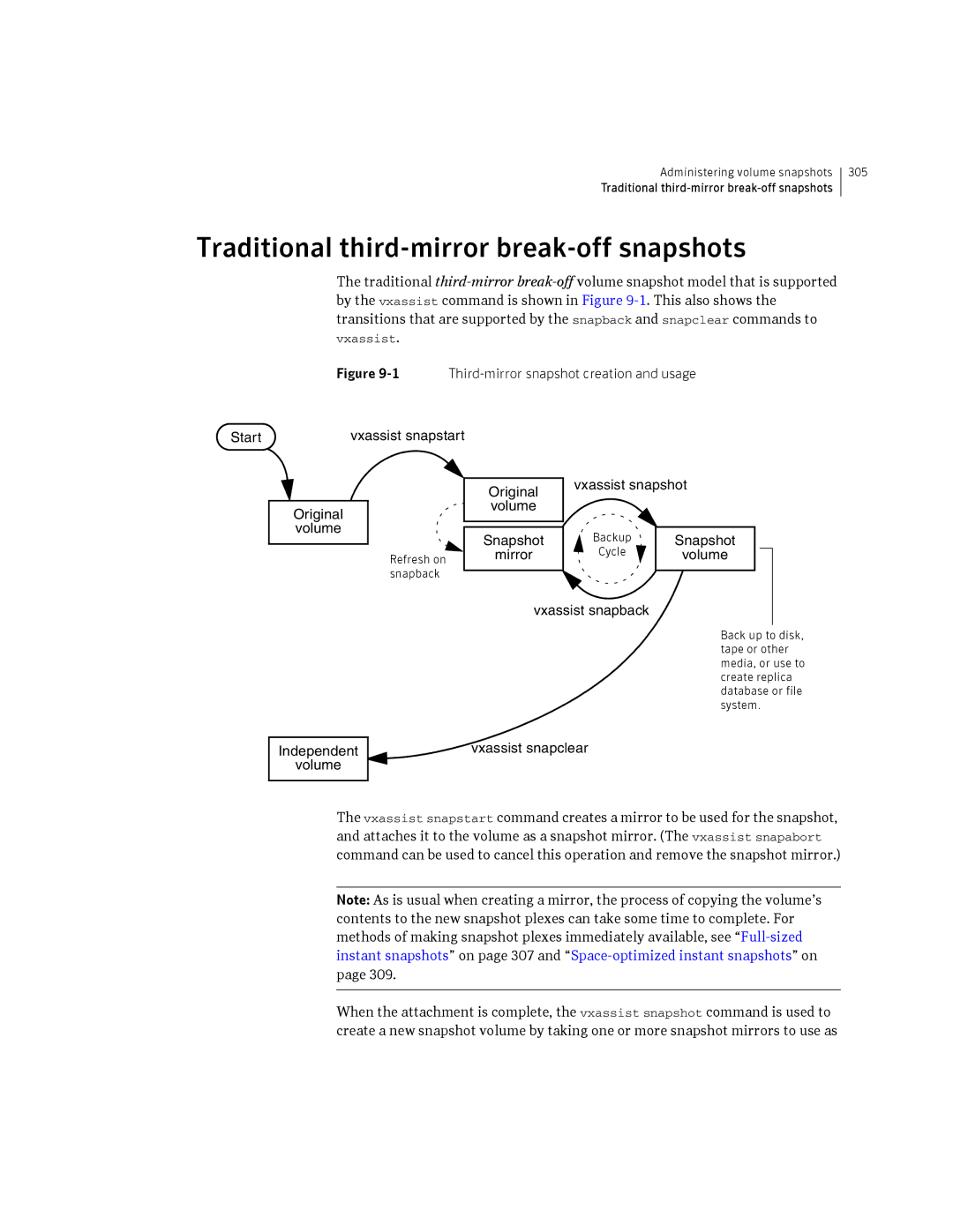 HP Veritas Volume Manager 5.0 -UX 11i v3 manual Traditional third-mirror break-off snapshots 