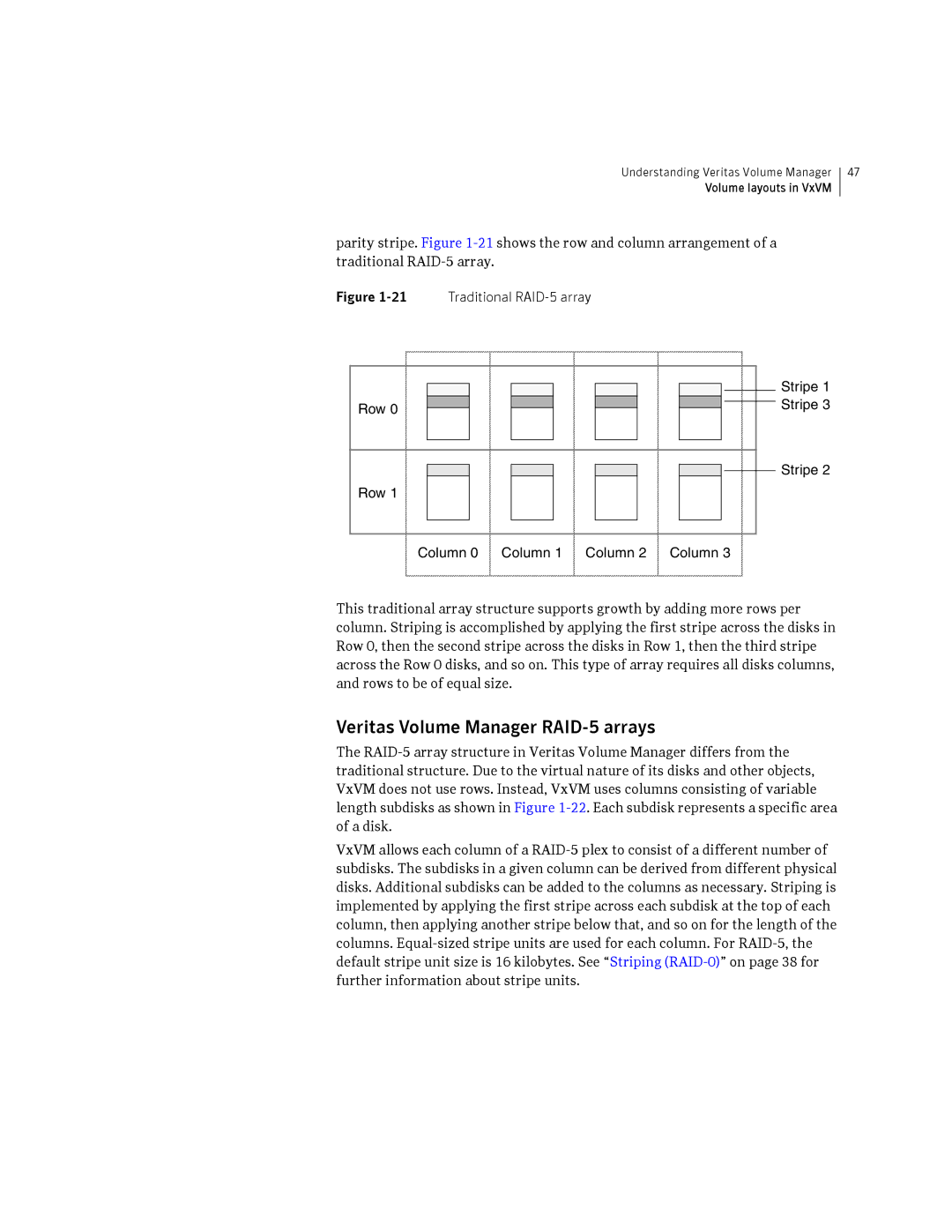 HP Veritas Volume Manager 5.0 -UX 11i v3 manual Veritas Volume Manager RAID-5 arrays 